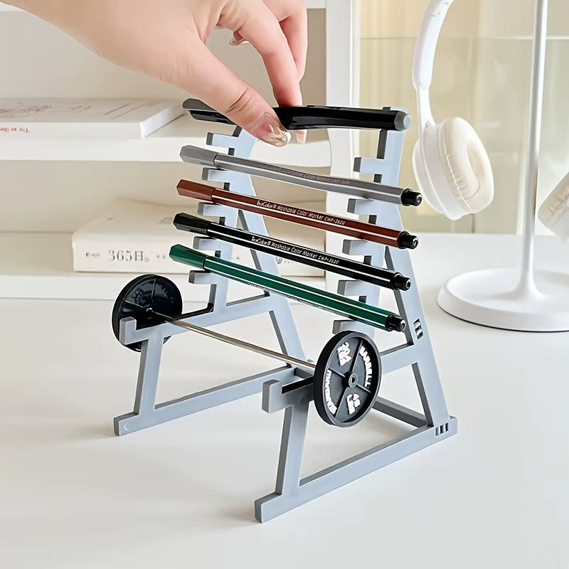 Barbell Pen Holder – Lift Your Desk Game!