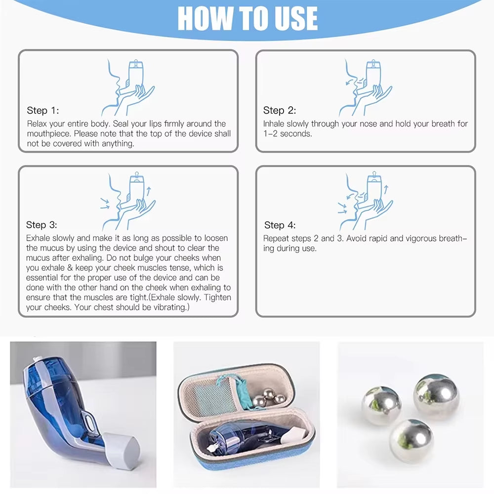 Sonmol Nascool Mucus Removal Device – Advanced Lung Expander & Phlegm Clearance Trainer for Easier Breathing