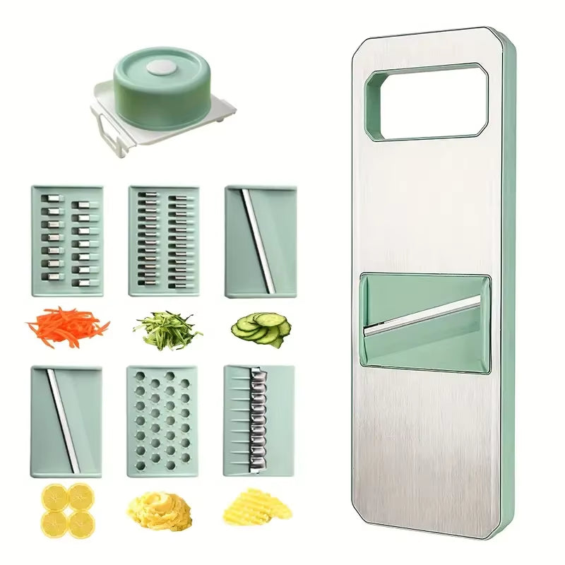 ChopMaster 6-in-1 Manual Vegetable Chopper – Ultimate Kitchen Slicer for Fast, Easy Prep Description: