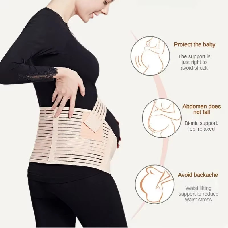 MamaComfort™ Adjustable Maternity Support Belt – Back & Belly Care for Pregnancy Relief
