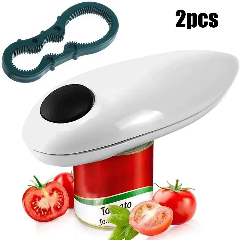 The One-Touch Electric Can Opener – Effortless Kitchen Convenience