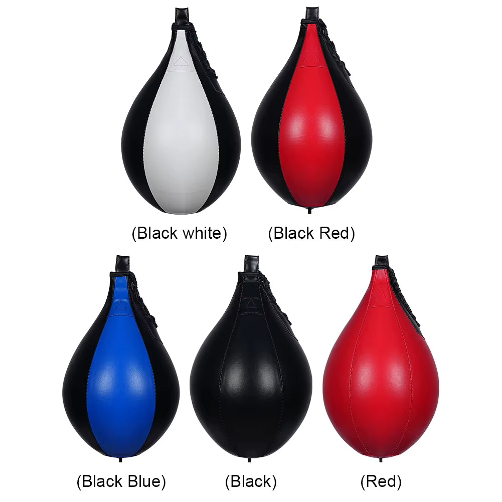 Boxing Speed Ball Hanging Punching Bag PU Leather Boxing Reflex Ball Stress Relief Boxing Striking Bag Boxing Equipment