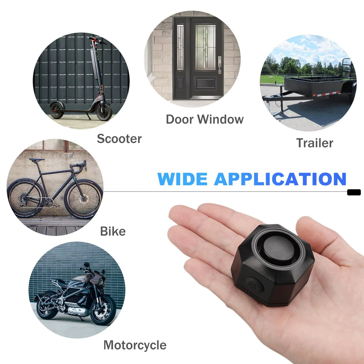 Ultimate Bike Guard™ – Wireless Vibration Alarm with Remote & USB Charging