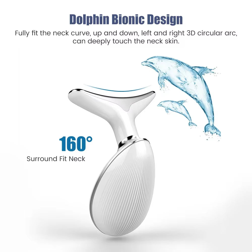 7-in-1 LED Face & Neck Lifter – Sculpt, Tighten & Glow