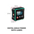 AngleMaster 360° Digital Protractor – Magnetic Laser Angle Finder with LCD Display & Inclinometer