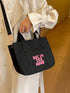 Large Capacity with Removable Bottom Canvas Tote Bag
