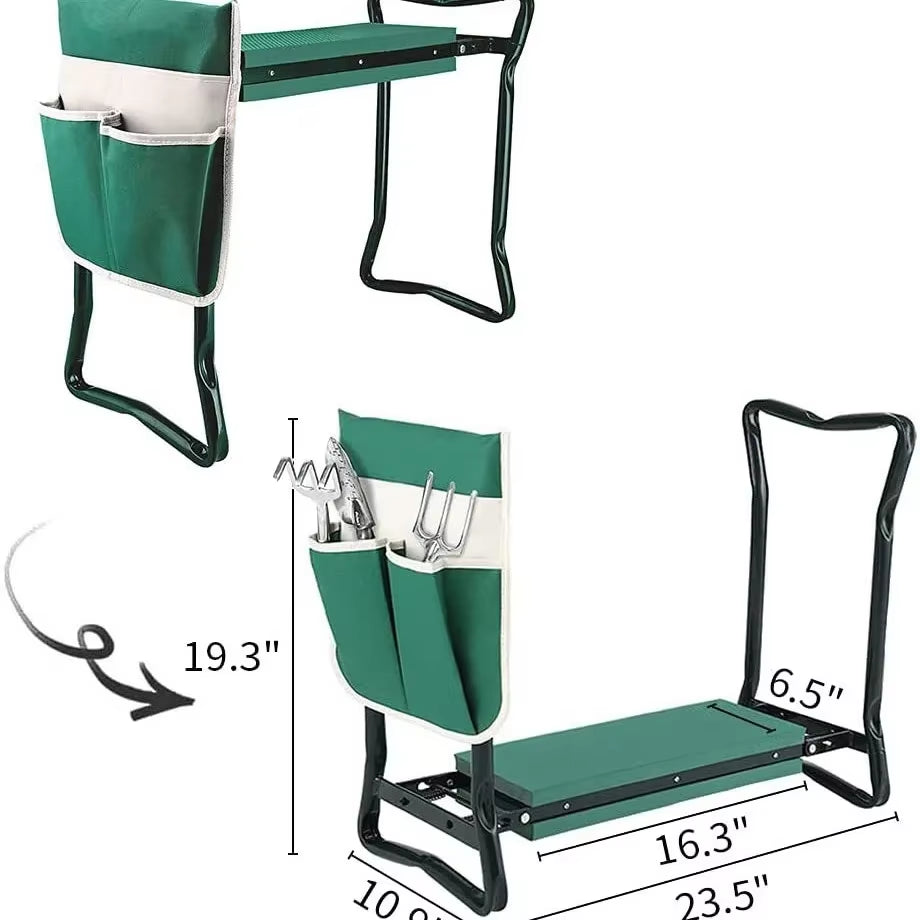 GardenMate Folding Kneeler &amp; Stool – Comfort &amp; Convenience for Every Gardener