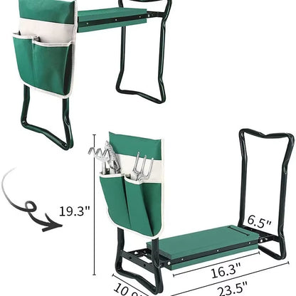 GardenMate Folding Kneeler &amp; Stool – Comfort &amp; Convenience for Every Gardener
