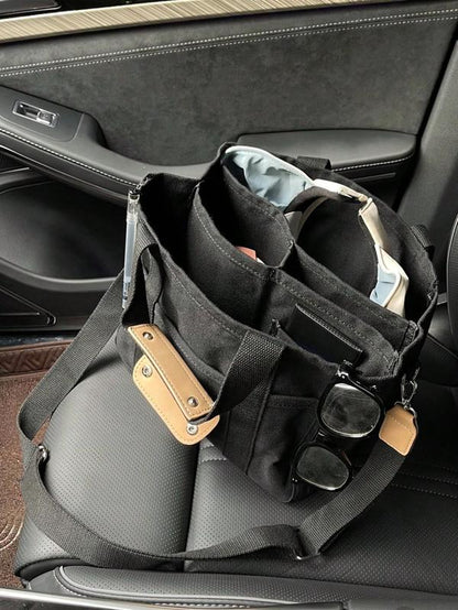 Large Capacity with Removable Bottom Canvas Tote Bag