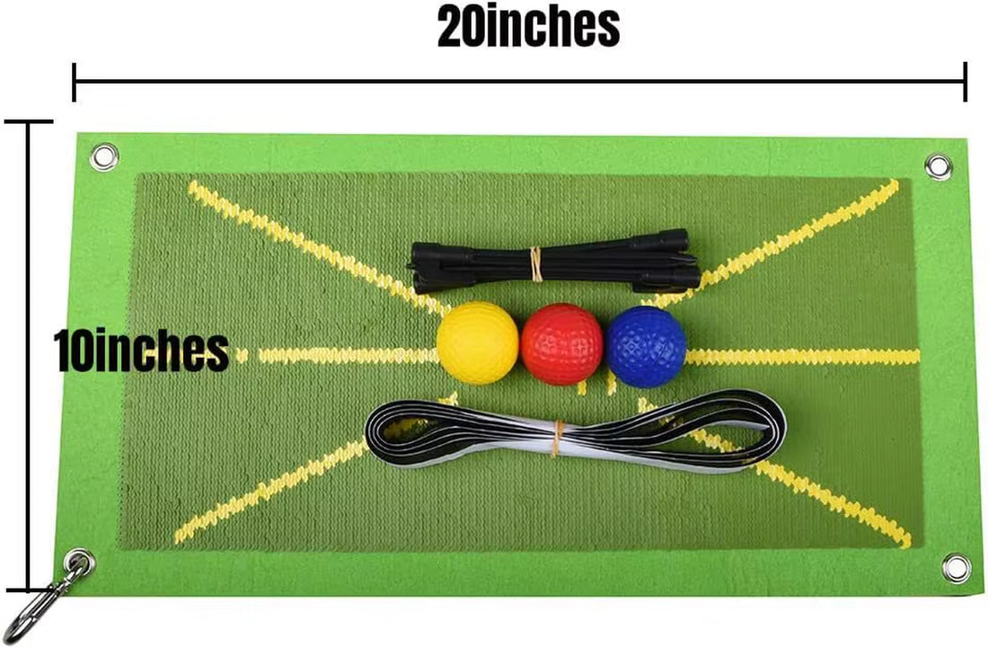 SwingPerfect Golf Training Mat – Portable Swing Detection &amp; Impact Tracing Aid for Better Golf Shots