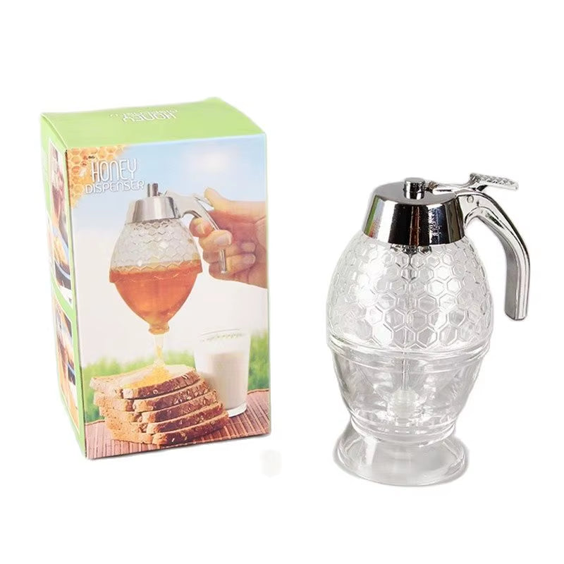 The Perfect Honey Dispenser - 200ml Plastic Pot for Easy Home Use
