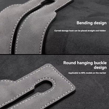 Luxury Suede Double Hook Organizer – Premium Rear Seat Backrest Hook for Changan CS Series &amp; Eado