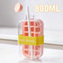 ChillSip Bottle Set – Stylish Water Bottle with Straw & Zero-Contact Ice Cube Tray