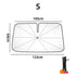 SunShield 360 – Rotatable Umbrella-Style Car Windshield Sunshade with UV & Heat Protection
