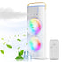 BreezeGlow™ 2-in-1 Dual Mist Cooling Fan – Chill, Hydrate & Light Up Your Space