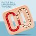BrainyPlay™ Wooden Puzzle Ball – Unlock Fun, Build Smarter Minds!