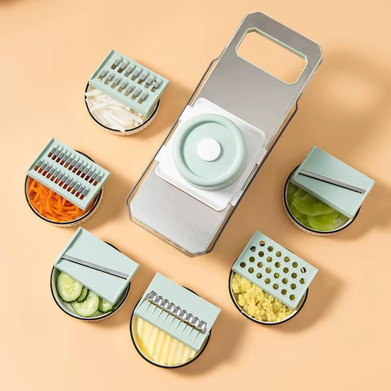 ChopMaster 6-in-1 Manual Vegetable Chopper – Ultimate Kitchen Slicer for Fast, Easy Prep  Description: