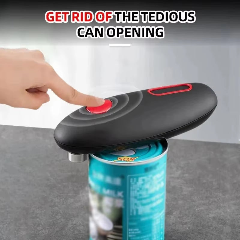 The One-Touch Electric Can Opener – Effortless Kitchen Convenience