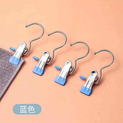 SpaceSaver 360° Rotating Boot Hanger – Portable &amp; Space-Saving Stainless Steel Clip for Closet &amp; Travel