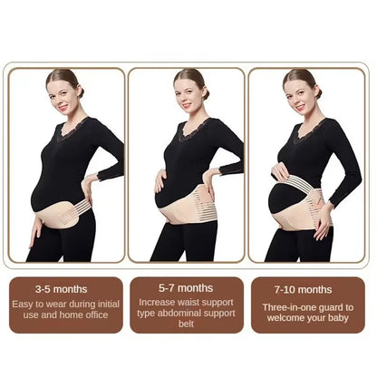 MamaComfort™ Adjustable Maternity Support Belt – Back &amp; Belly Care for Pregnancy Relief
