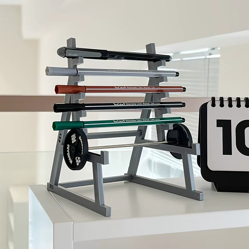 Barbell Pen Holder – Lift Your Desk Game!