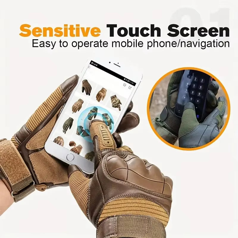 Ultimate Grip Fingerless Tactical Gloves – Touchscreen-Ready for Riders, Workers &amp; Adventurers