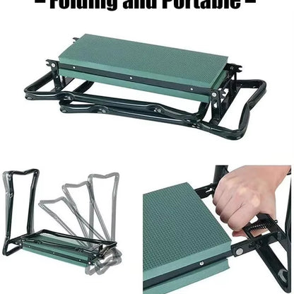 GardenMate Folding Kneeler &amp; Stool – Comfort &amp; Convenience for Every Gardener