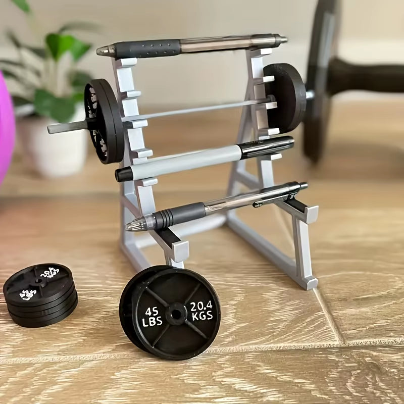 Barbell Pen Holder – Lift Your Desk Game!