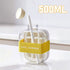 ChillSip Bottle Set – Stylish Water Bottle with Straw & Zero-Contact Ice Cube Tray