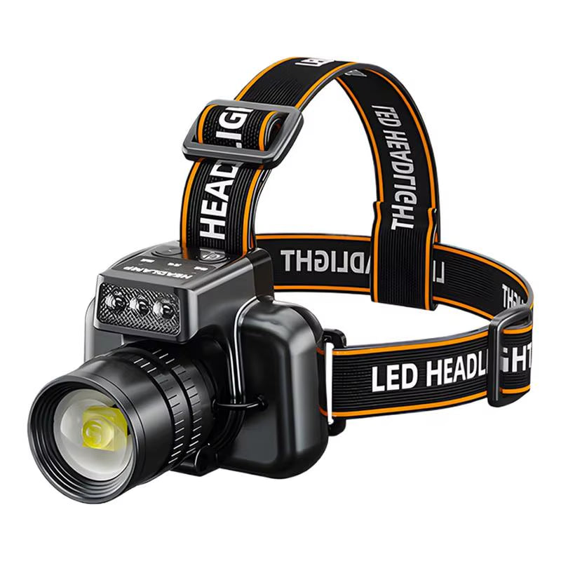 BeamLite™ Rechargeable LED Headlamp – High-Power Forehead Torch for Outdoor Adventures