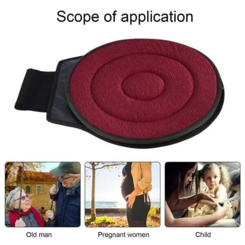 SpinEase™ 360° Rotating Memory Foam Seat Cushion – Sit, Swivel &amp; Go with Zero Effort