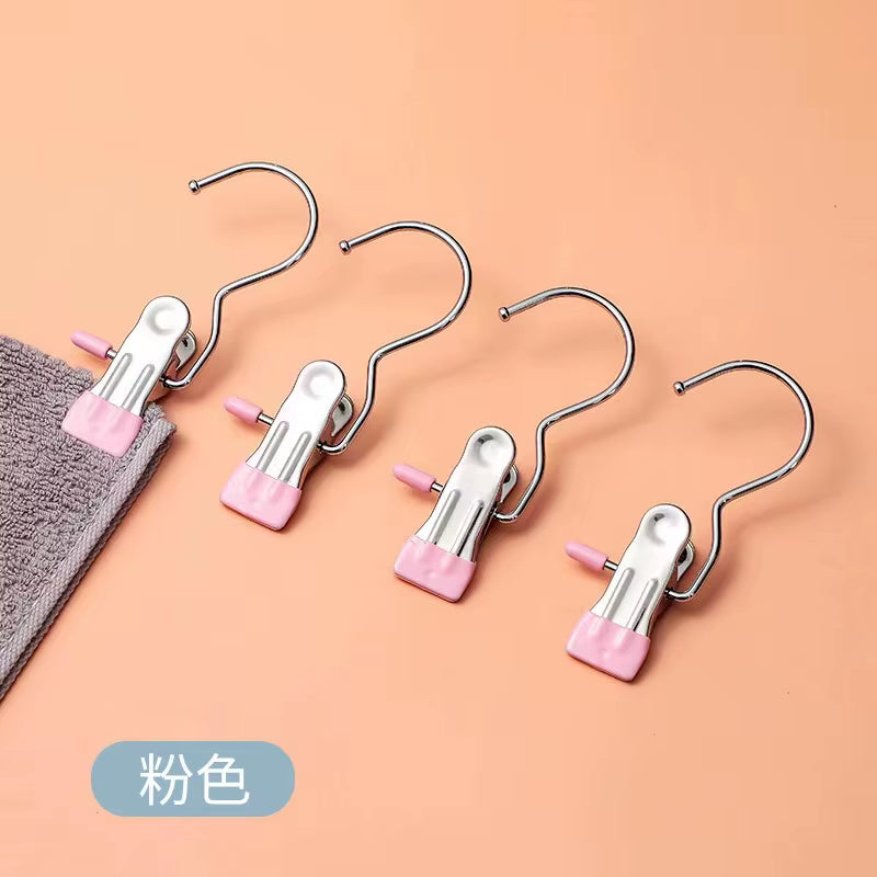 SpaceSaver 360° Rotating Boot Hanger – Portable &amp; Space-Saving Stainless Steel Clip for Closet &amp; Travel