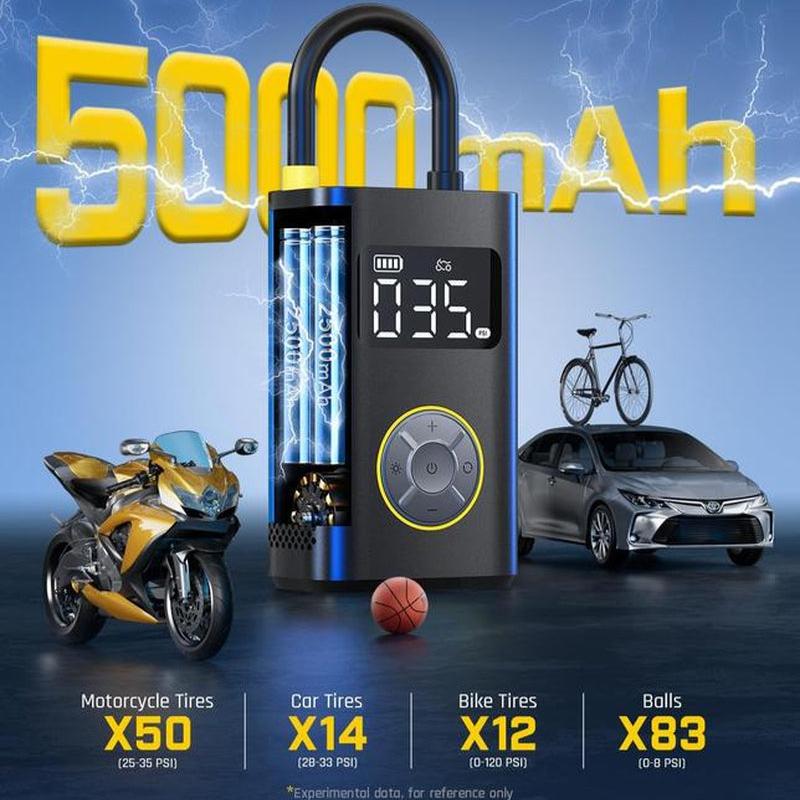 FANTTIK X9 Pro Portable Tire Inflator - Smart ON/OFF Hose Design