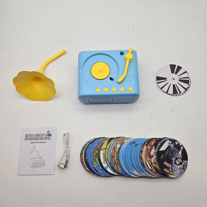StoryTunes Junior – Children’s Phonograph Music &amp; Story Player with 96 Learning Cards