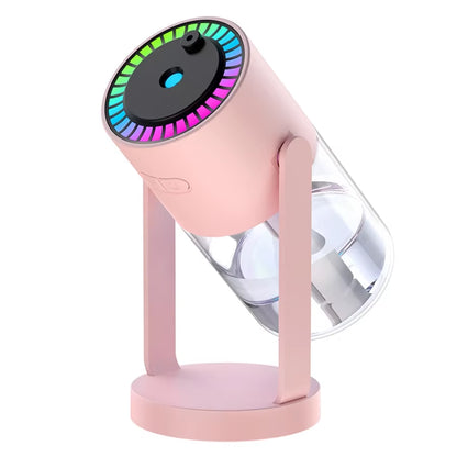 MistGlow 280ML Air Humidifier – Desktop Humidifier with Projector, Adjustable Light &amp; Auto Off for Home &amp; Office