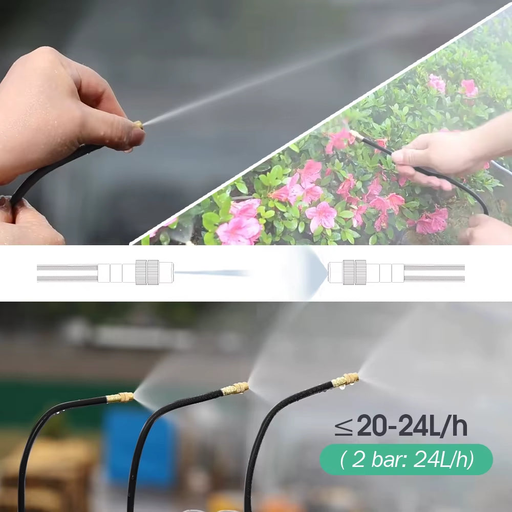 DIY 30M-5M Universal Sprayer Kit – Patio Misting &amp; Cooling System for Garden Irrigation