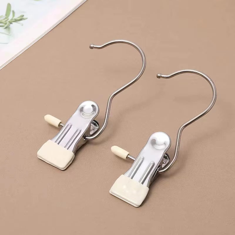 SpaceSaver 360° Rotating Boot Hanger – Portable &amp; Space-Saving Stainless Steel Clip for Closet &amp; Travel