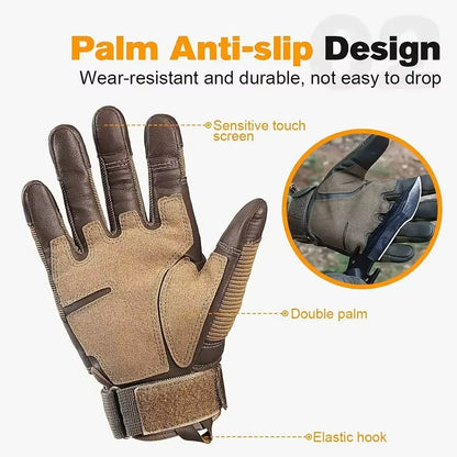 Ultimate Grip Fingerless Tactical Gloves – Touchscreen-Ready for Riders, Workers &amp; Adventurers