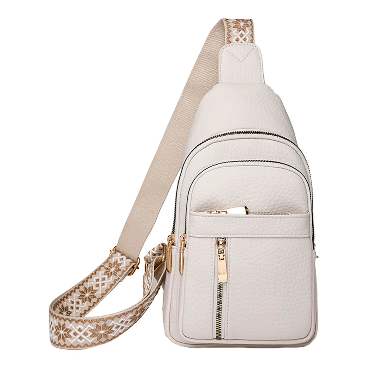 UrbanChic Crossbody – Waterproof PU Leather Chest &amp; Shoulder Bag for Women on the Go