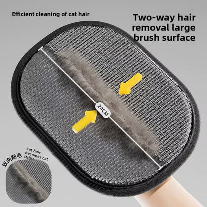FurGone Duo Gloves – Double-Sided Electrostatic Pet Hair Removal &amp; Grooming Gloves