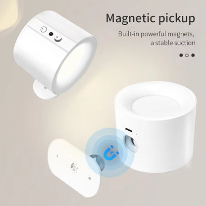 GlowFlex Touch Wall Lamp – Dual Head LED Light with Remote, 360° Rotation &amp; USB Rechargeable Design
