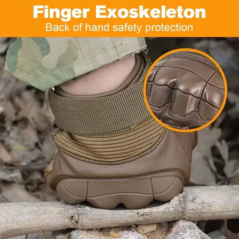 Ultimate Grip Fingerless Tactical Gloves – Touchscreen-Ready for Riders, Workers &amp; Adventurers