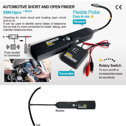 WireTrace EM415PRO – Automotive Short Circuit &amp; Open Finder Diagnostic Tool